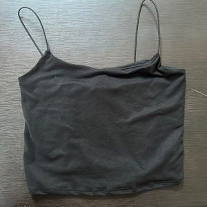 Black crop top